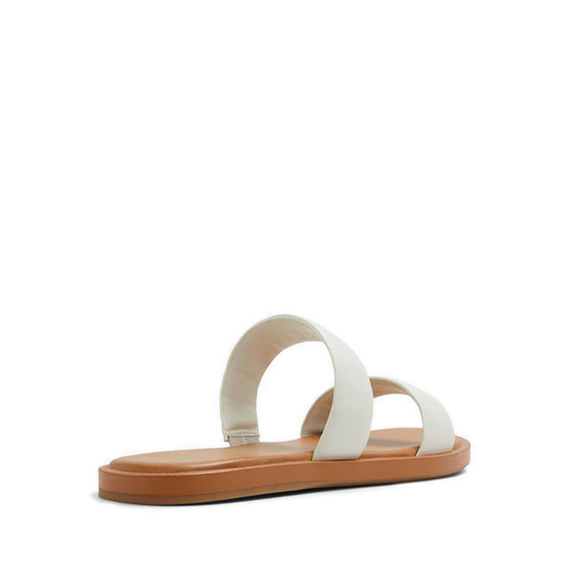 Krios Women Flat Sandal - White-Bone