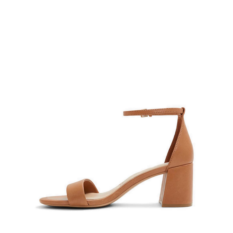 Pristine Women's Heeled Sandals - Dark Beige