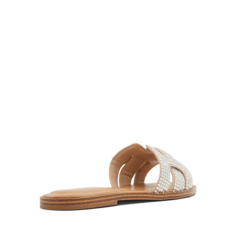 Elenaa Women's Flat Sandals - Cream