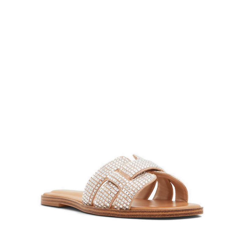 Elenaa Women's Flat Sandals - Cream