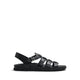 Canal Men's Flat Sandals - Black