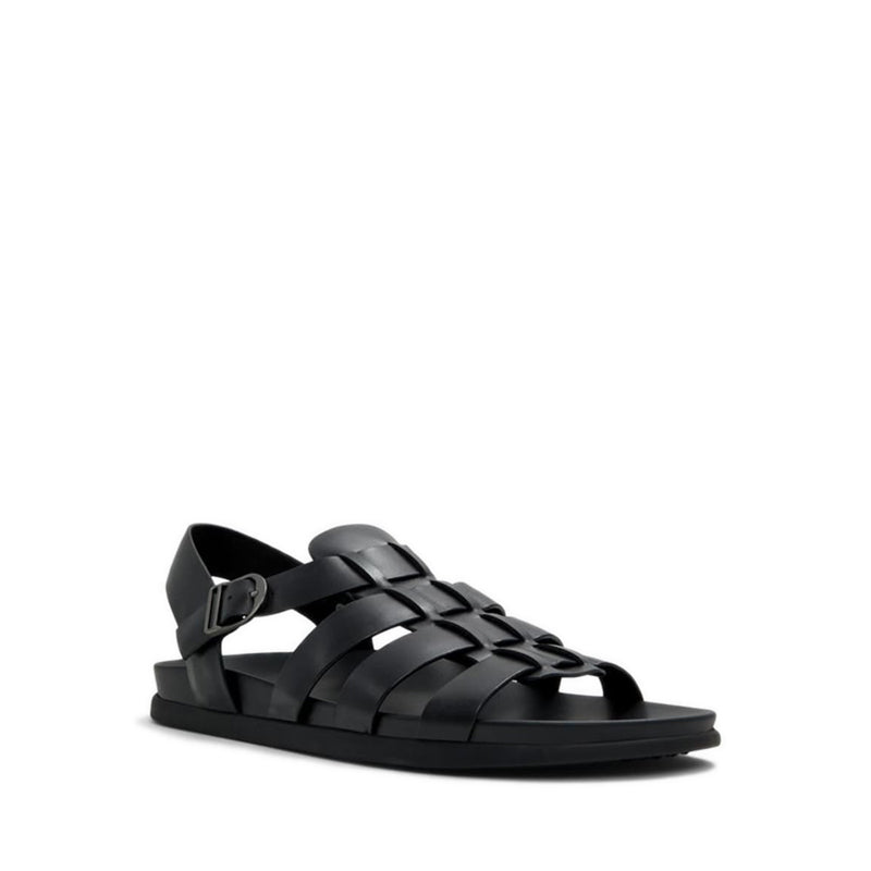 Canal Men's Flat Sandals - Black