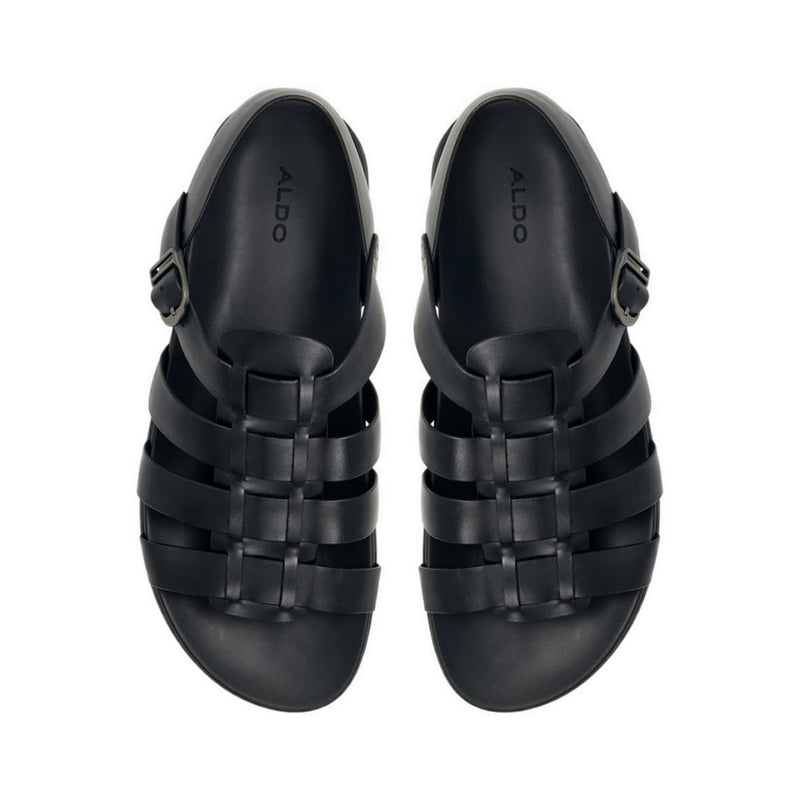 Canal Men's Flat Sandals - Black