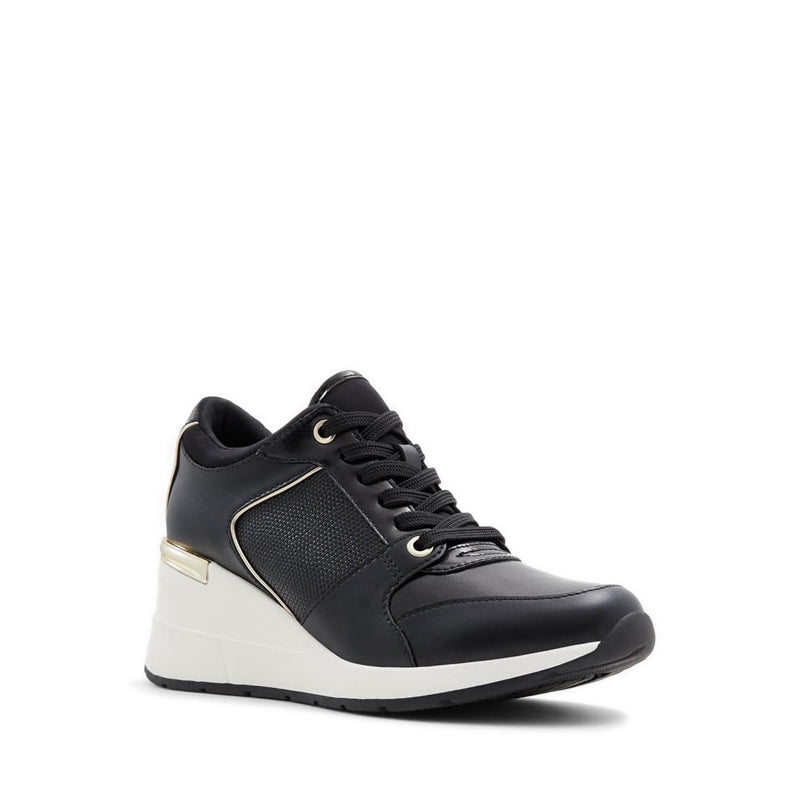 Korie Women's Wedge Sneakers - Black