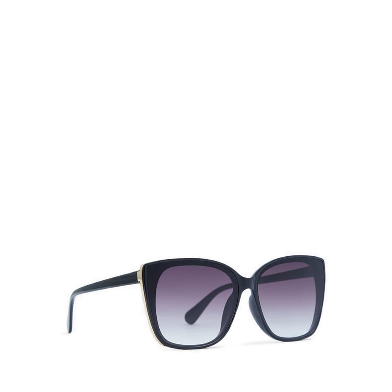 Meralalden Women's Square Sunglasses - Black