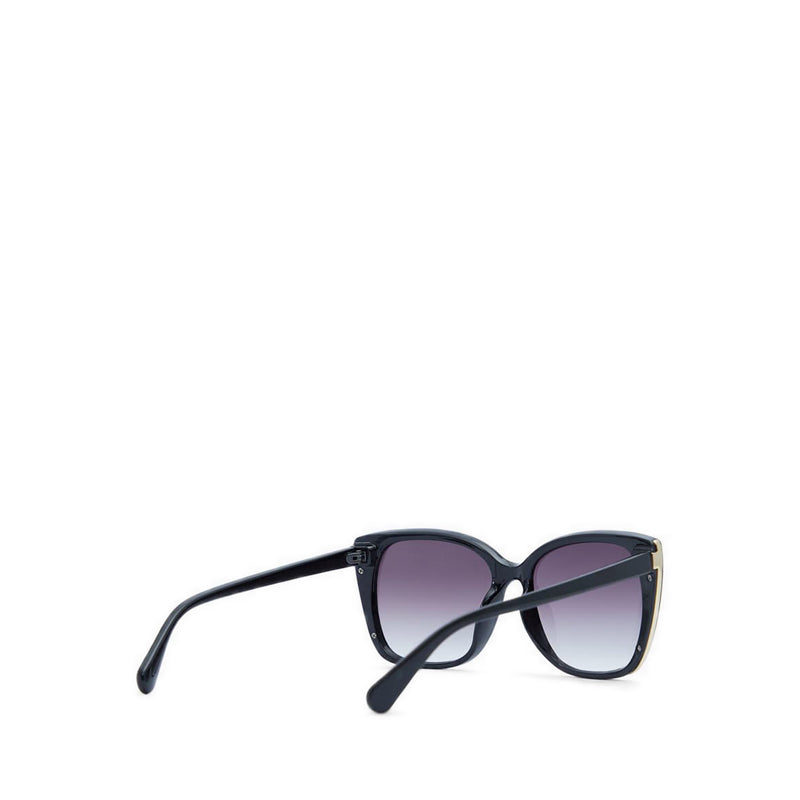 Meralalden Women's Square Sunglasses - Black