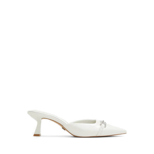 Primavera Women's Heeled Mules - White/Bone