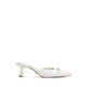 Primavera Women's Heeled Mules - White/Bone