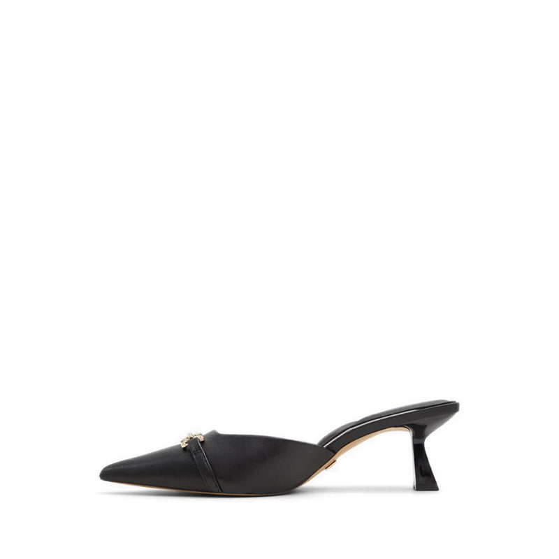 Primavera Women's Heeled Mules - Black