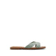 Caria Women's Flat Sandals - Dark Green