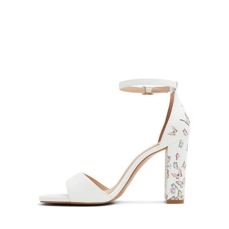 Enaegyn Women's Heeled Sandals - White Multi