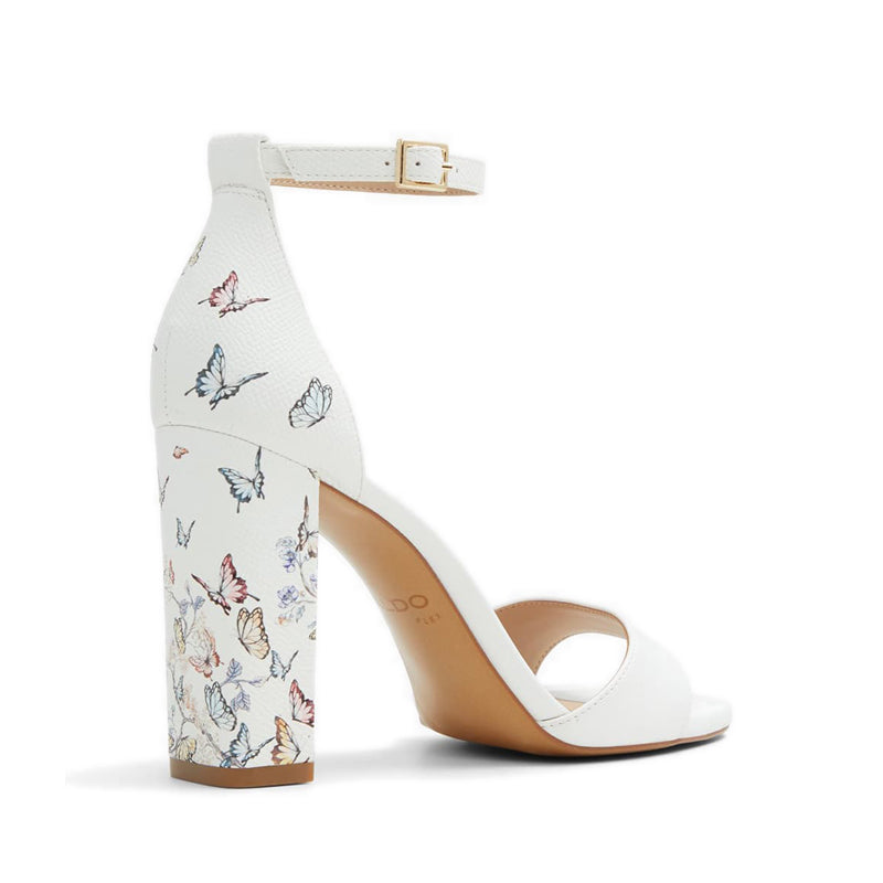 Enaegyn Women's Heeled Sandals - White Multi