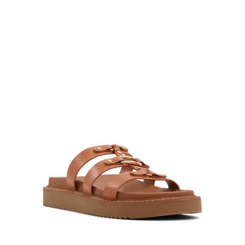 Mariesoleil Women's Flat Sandals - Brown