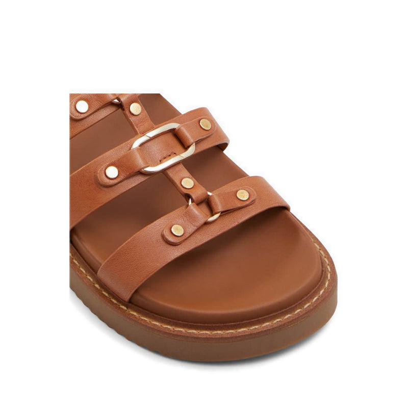 Mariesoleil Women's Flat Sandals - Brown