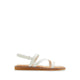 Nydalinwan Women's Strappy Flat Sandals - White