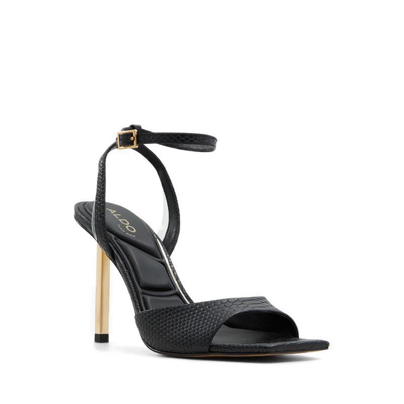 Lettie Women's Strappy Heeled Sandals - Black