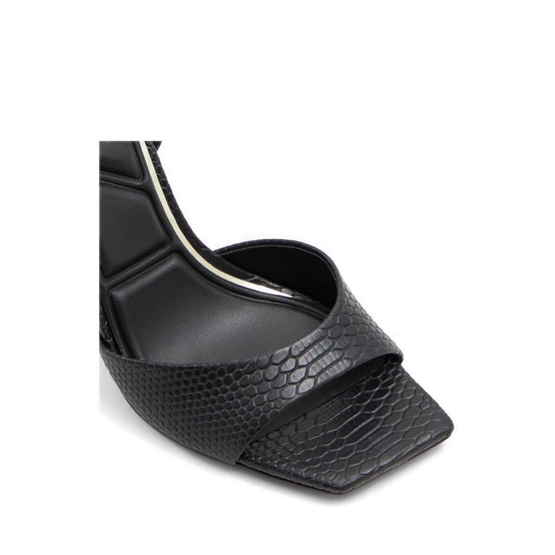 Lettie Women's Strappy Heeled Sandals - Black