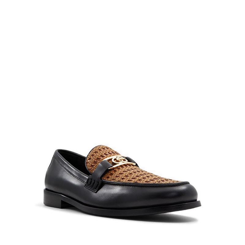 Idris Men's Loafers Dress Shoe - Black