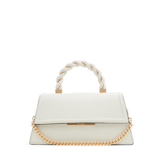 Sidonie Women's Top Handle Bag - White/Bone