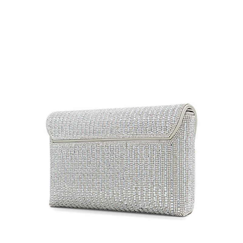 Rania Women's Clutch - Silver