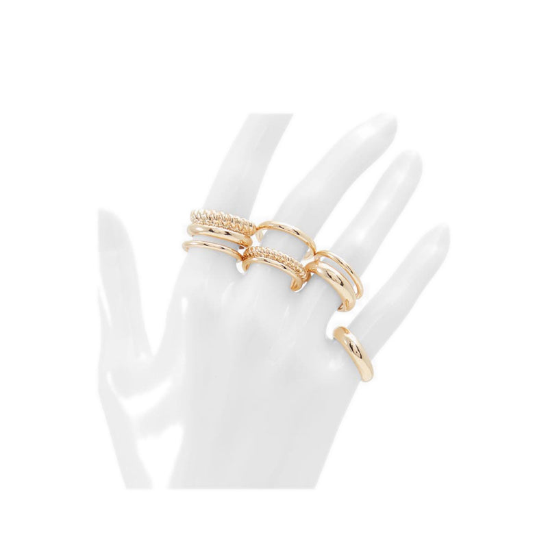 Afoel Women's Multi Finger Ring - Gold