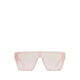 Aya Women's Shield Sunglasses - Light Pink