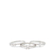 Baily Women's Stackable Ring - Silver-Clear Multi