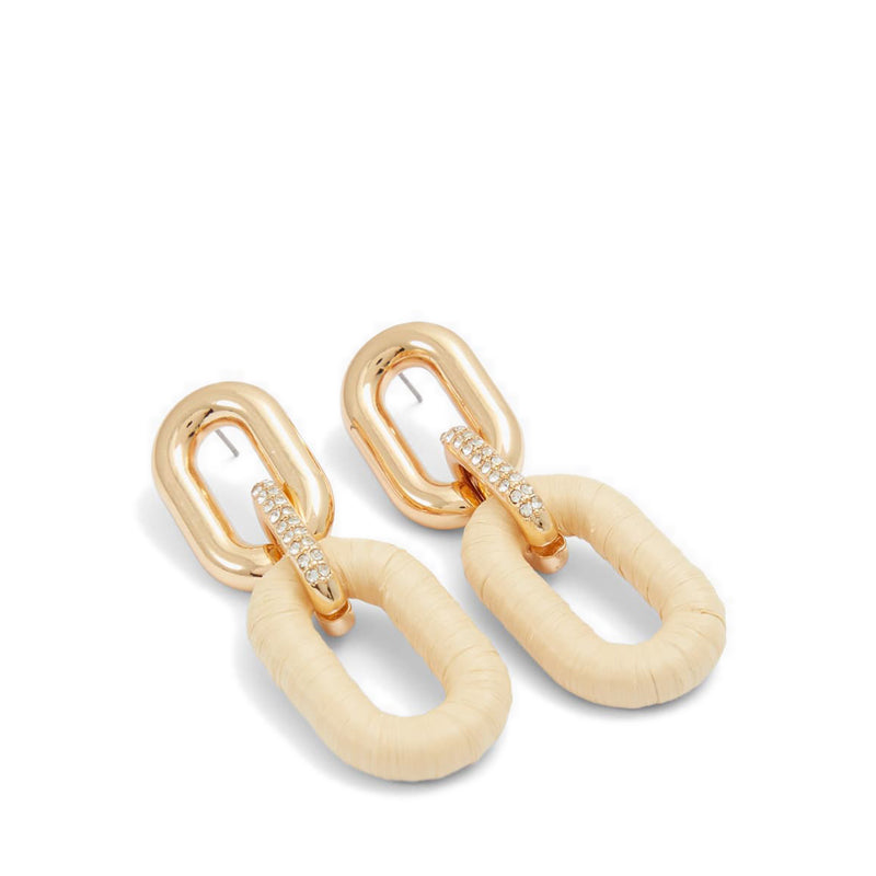 Sundowwn Women's Chandelier Earrings - Gold-Clear Multi