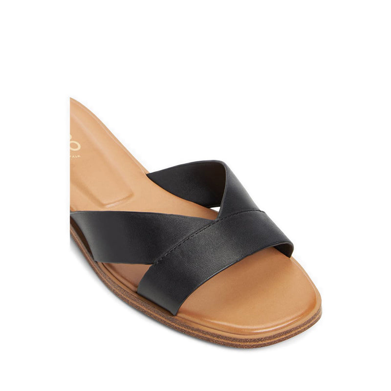 Caria Women's Flat Sandals - Black