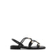 Bychan Women's Flat Sandals - Black