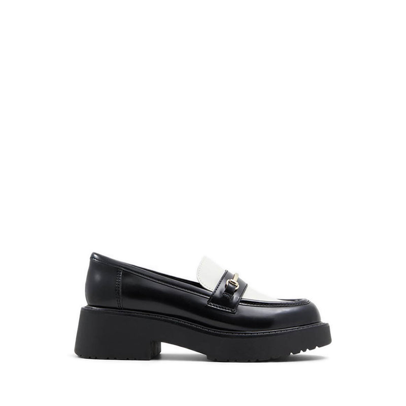Grundgens Women's Loafers Shoe - White/Black