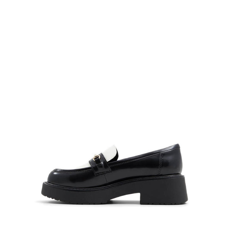 Grundgens Women's Loafers Shoe - White/Black