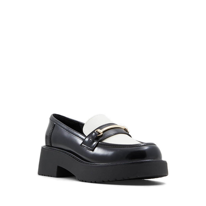 Grundgens Women's Loafers Shoe - White/Black