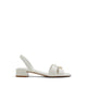 Alamaendar Women's Heeled Sandals - White/Bone