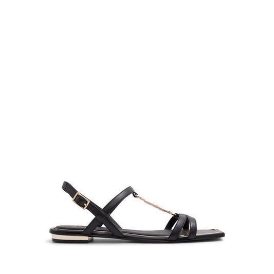 Glaoni Women's Flat Sandals - Black