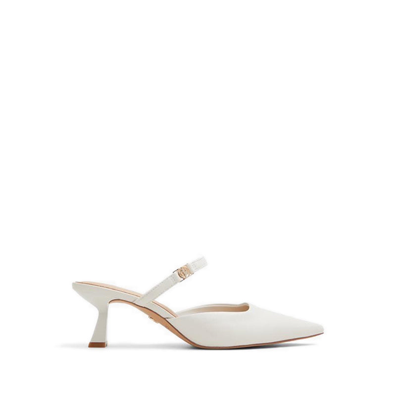 Tawm Women's Heeled Mules - White/Bone