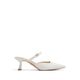 Tawm Women's Heeled Mules - White/Bone