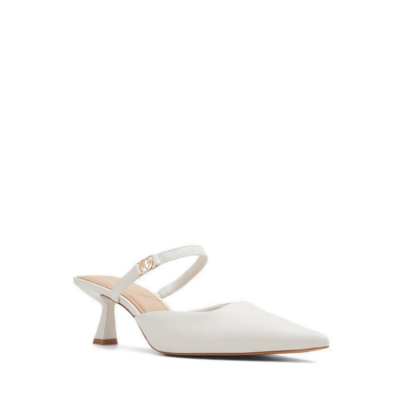 Tawm Women's Heeled Mules - White/Bone