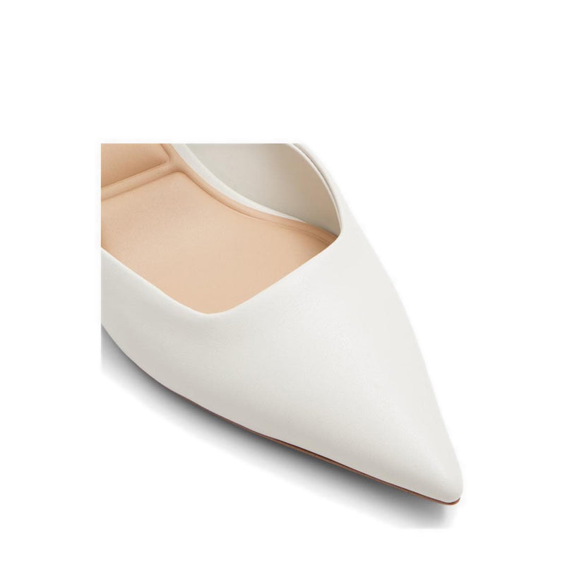 Tawm Women's Heeled Mules - White/Bone