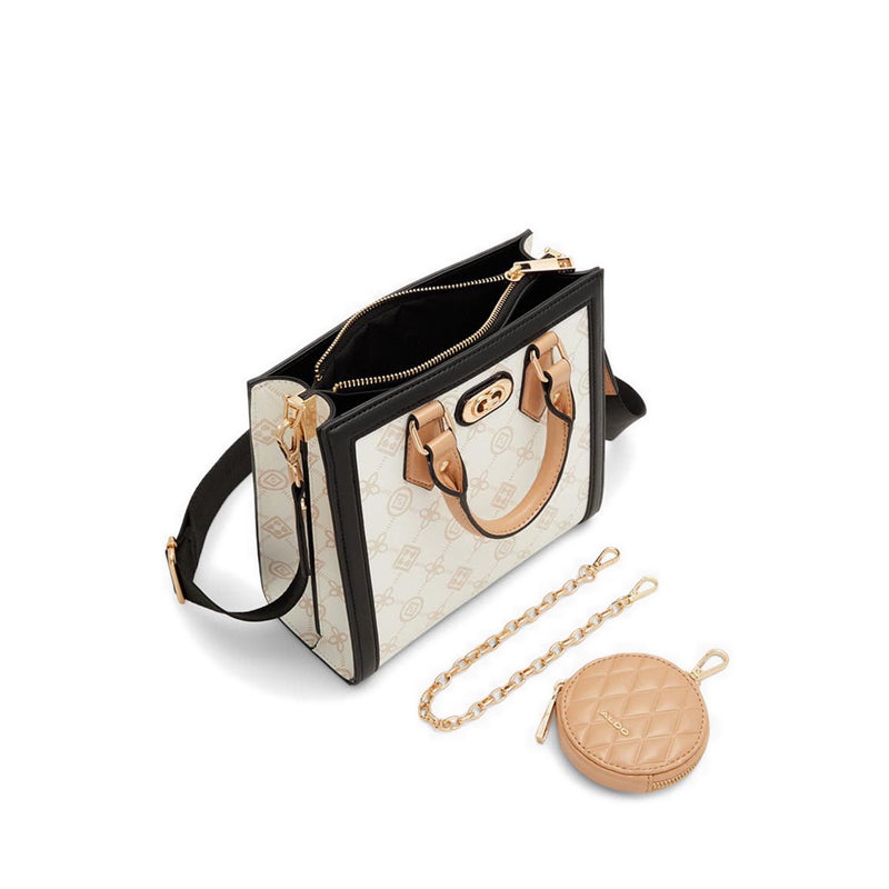 Namari Women's Satchel Bag - White Gold