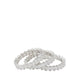 Aschianamini Women's Ring Silver/Clear Multi