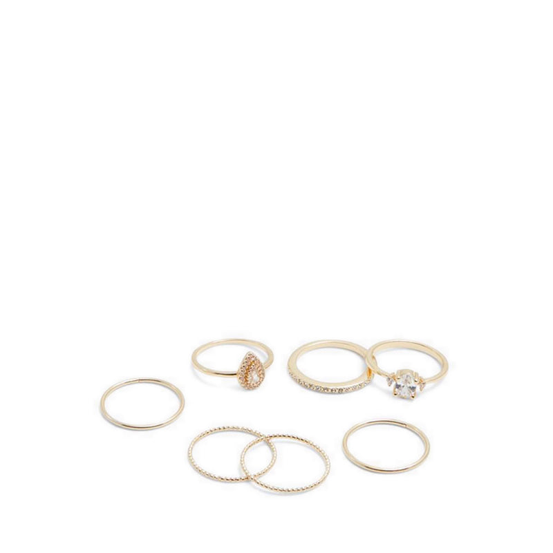 Daronna Ring - Gold/Clear Multi