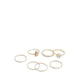 Daronna Ring - Gold/Clear Multi