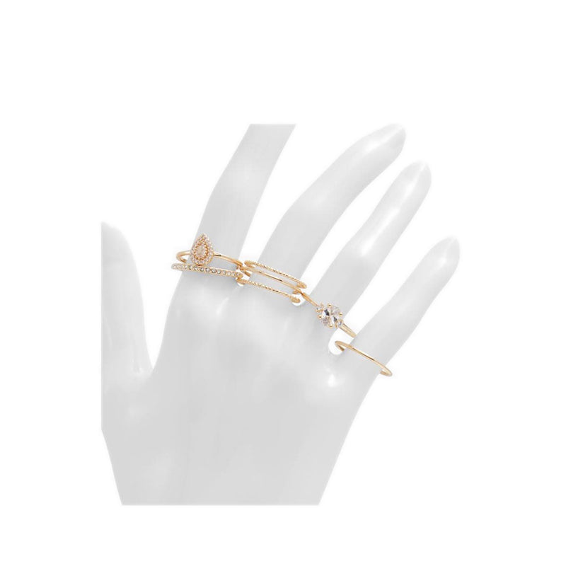 Daronna Ring - Gold/Clear Multi
