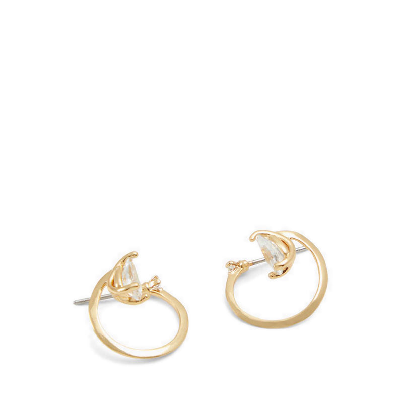 Helixia Women's Earrings - Gold/Clear Multi