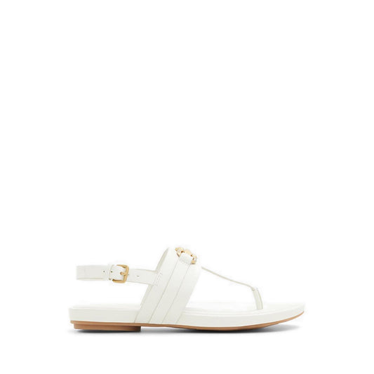 Afoetha Women's Flat Sandals - White/Bone