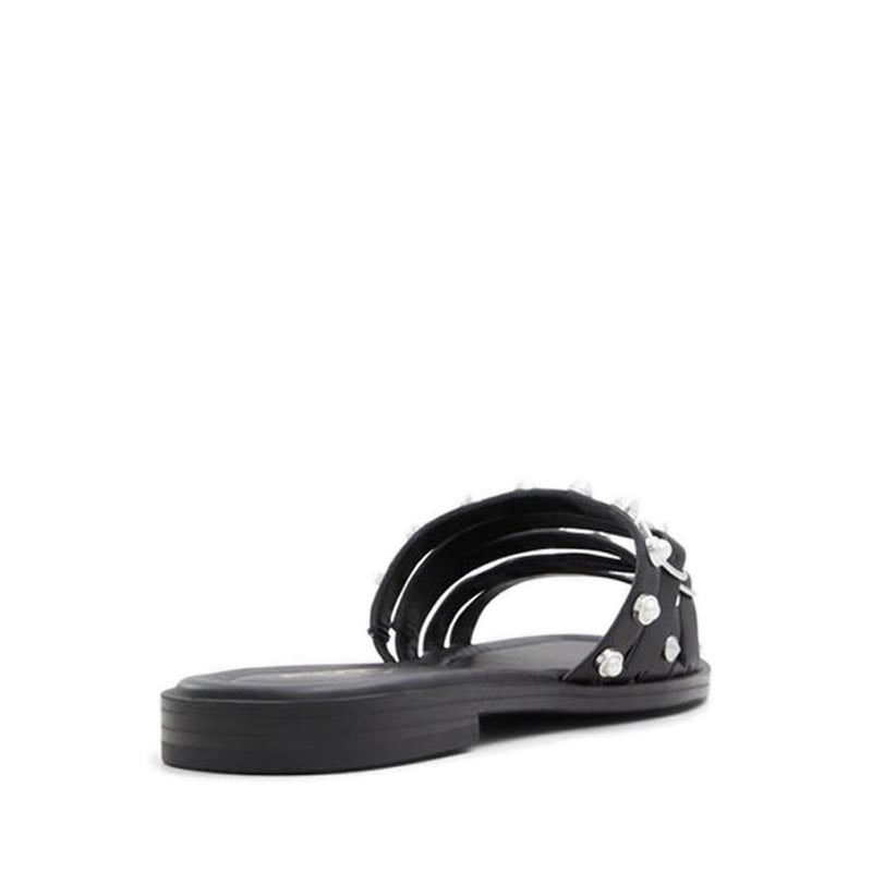 Pearlyne Women's Flat Sandals - Black