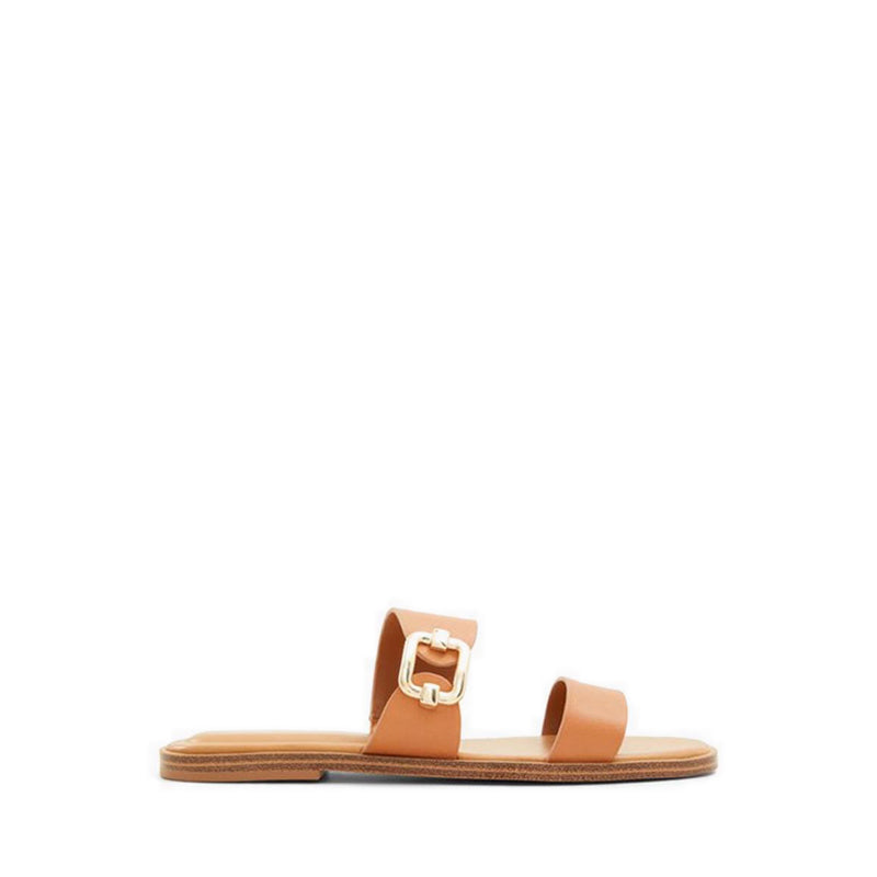 Miryhar Women's Flat Sandals - Medium Brown