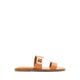 Miryhar Women's Flat Sandals - Medium Brown
