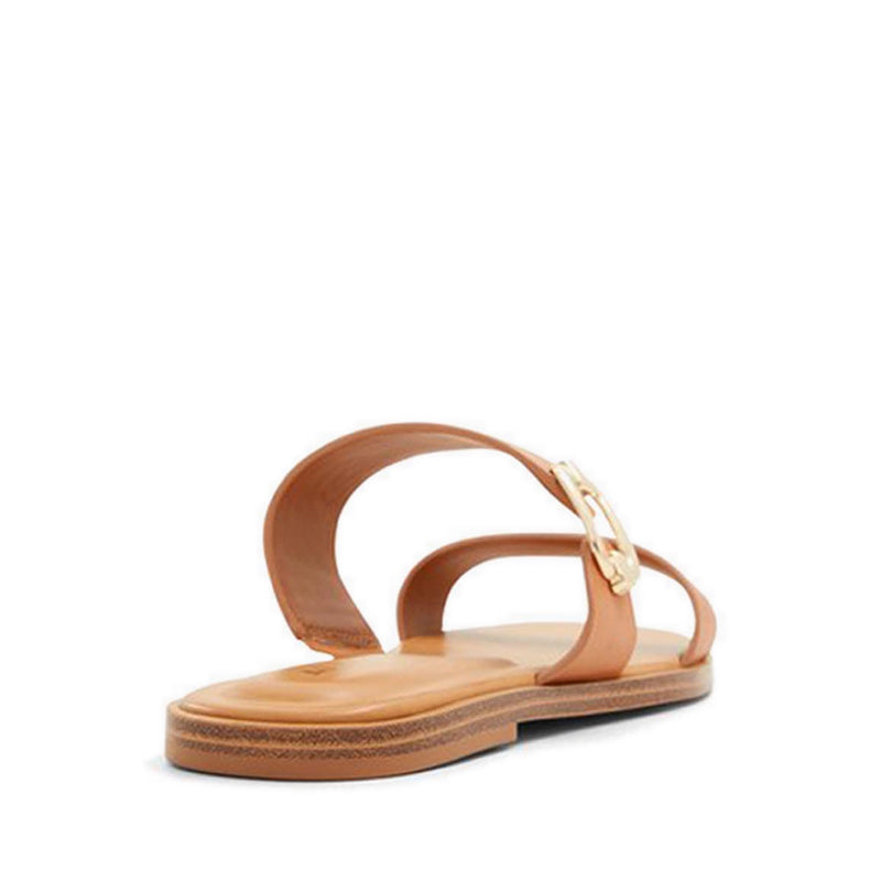 Miryhar Women's Flat Sandals - Medium Brown